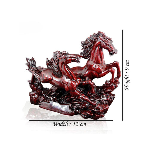 2 Red Porcelain Running Horses in India, US, UK, Australia, Europe
