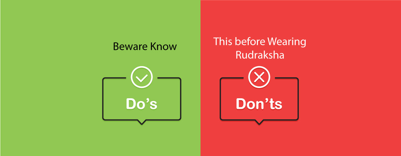 Dos and Donts of wearing Rudraksha