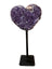 Amethyst Crystal Heart Big Geode, Amethyst Cluster Point Druzy Heart Cluster on Stand in India, US, UK, Australia, Europe