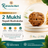 2 Mukhi Nepali Rudraksha with Lab Certified in India, US, UK, Australia, Europe