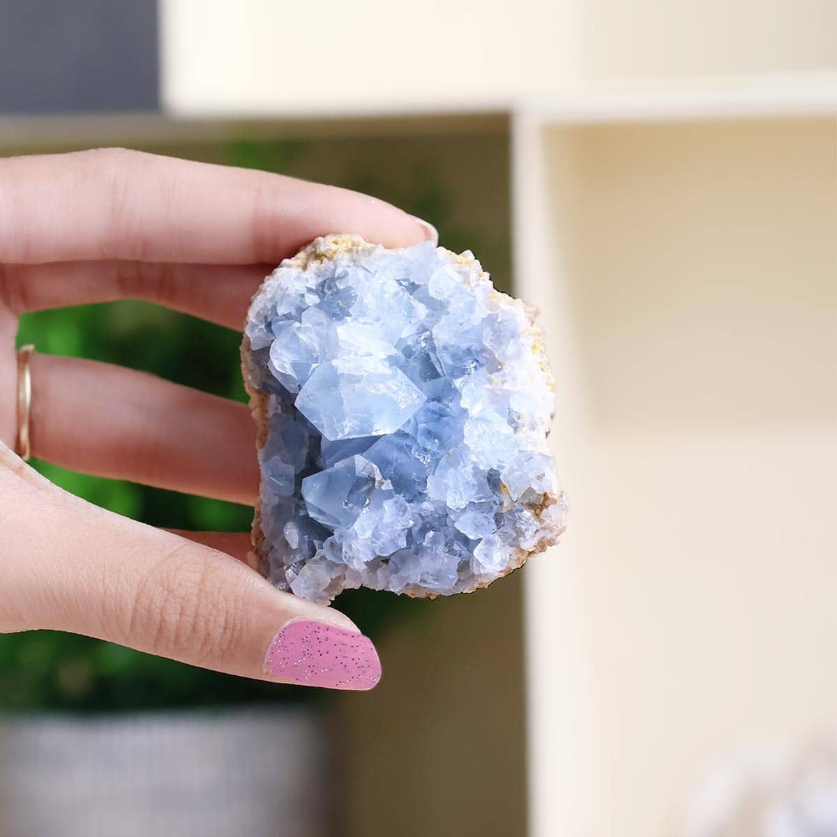 Celestine Cluster - 644 Grm in India, US, UK, Australia, Europe
