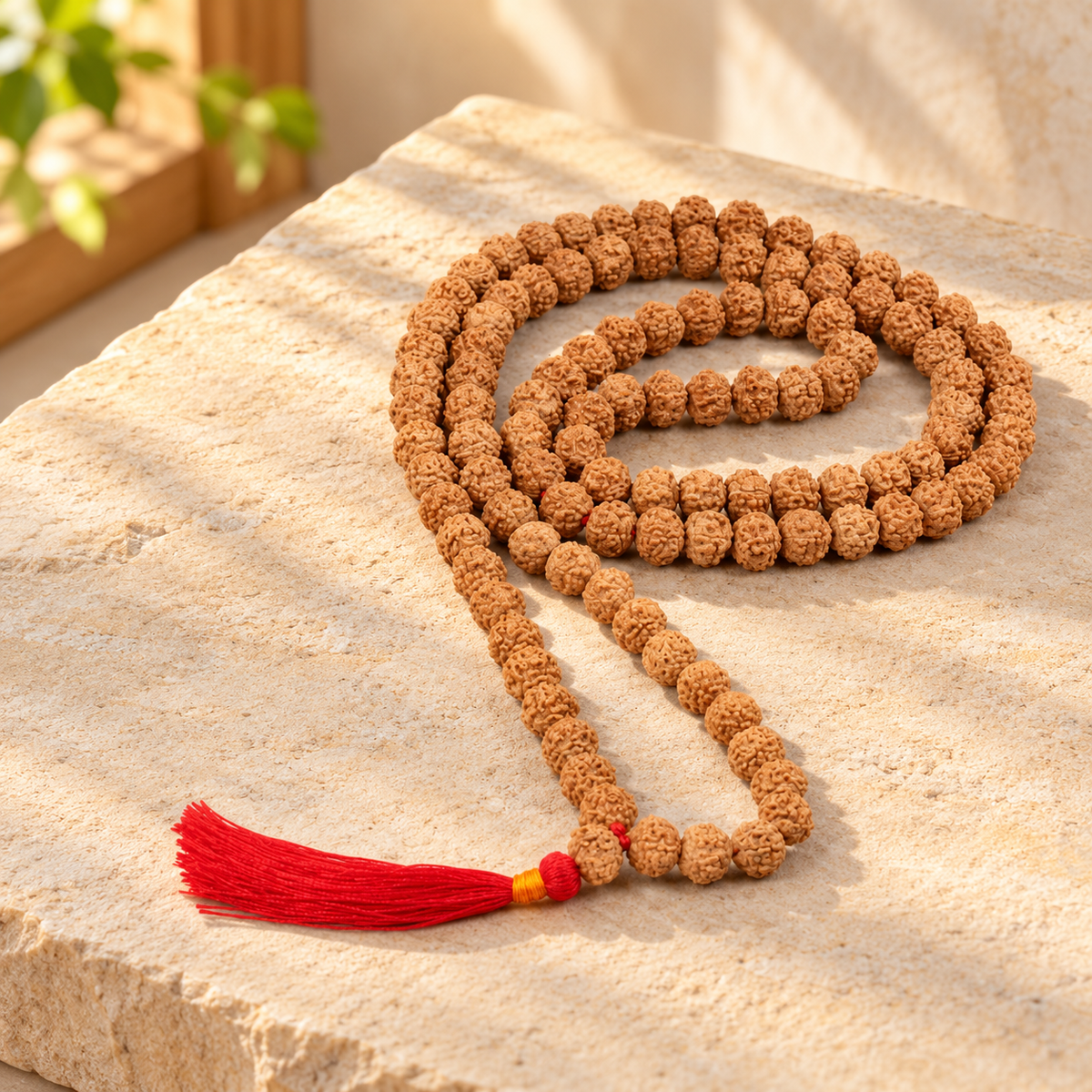 9 Mukhi Java Rudraksha Bead Mala - 108 Beads in India, US, UK, Australia, Europe