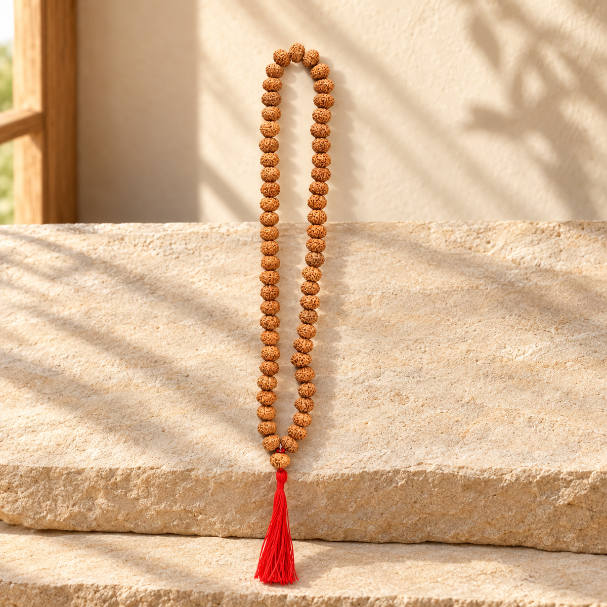 7 Mukhi Rudraksha Mala - 54 Bead in India, US, UK, Australia, Europe