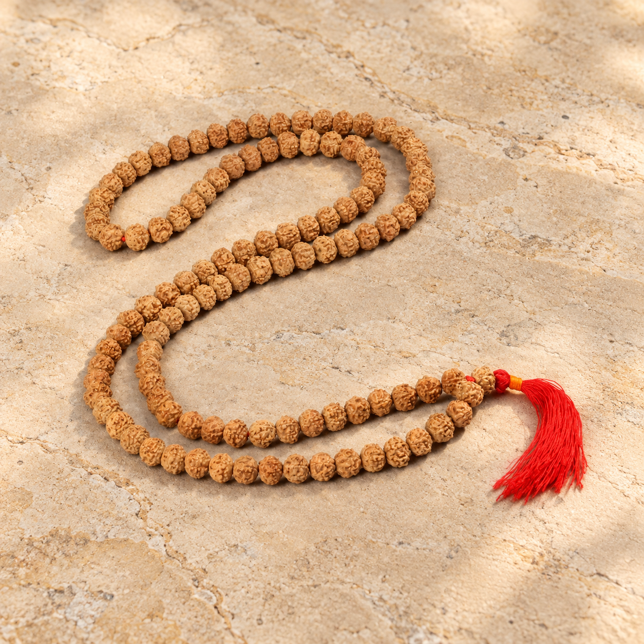 8 Mukhi Java Rudraksha Bead Mala - 108 Beads in India, US, UK, Australia, Europe
