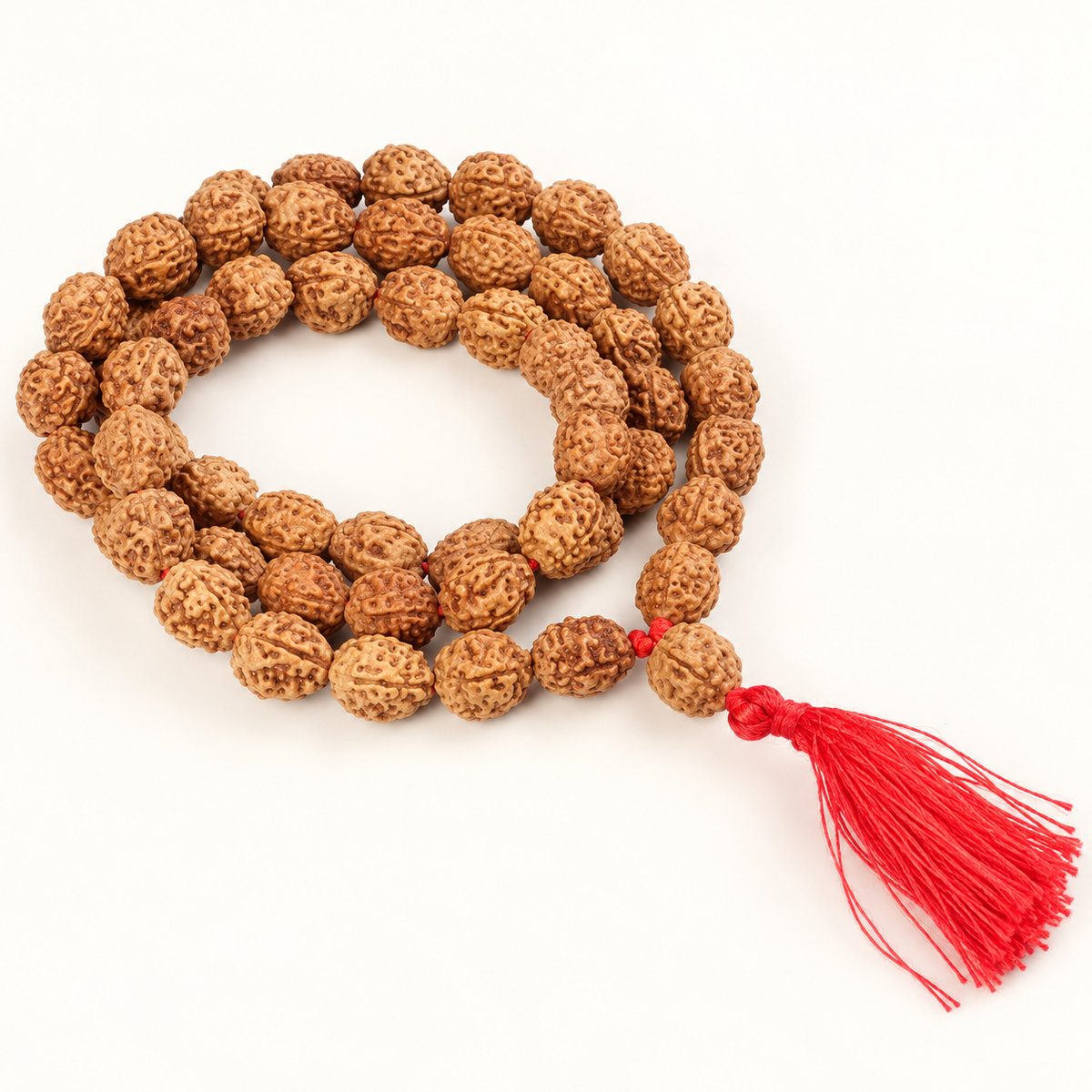 4 Mukhi Java Rudraksha Mala - 54 Beads in India, US, UK, Australia, Europe