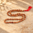 3 Mukhi Rudraksha Mala - 54 Bead inbetween Ganth in India, US, UK, Australia, Europe
