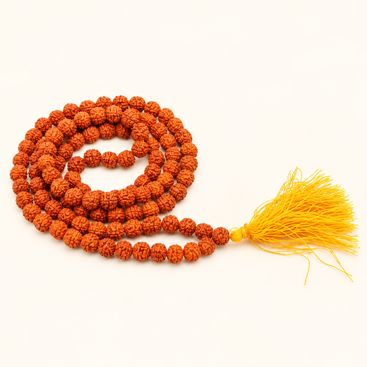 5 Face Panchamukhi Rudraksha Mala - (8 mm Bead) in India, US, UK, Australia, Europe