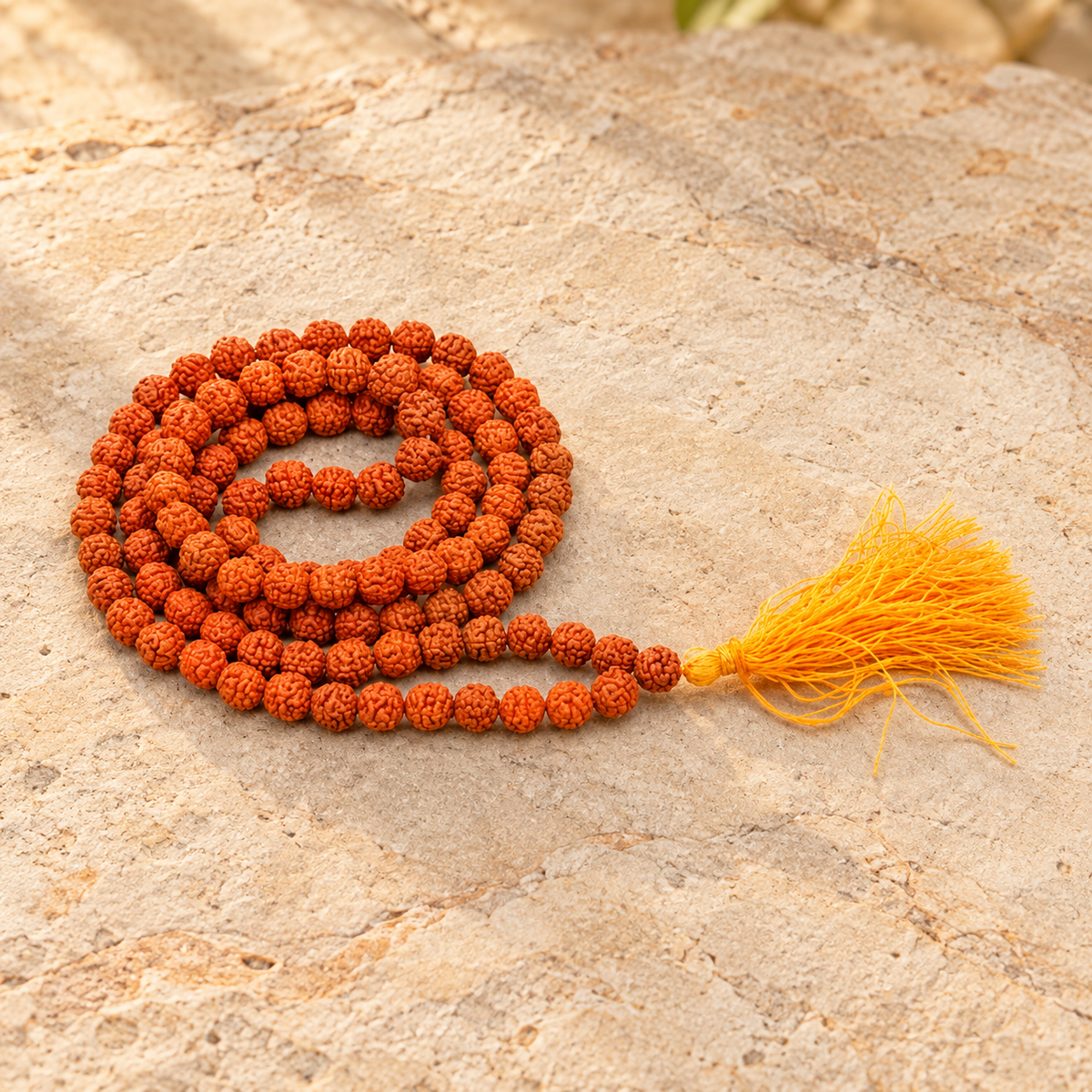 5 Face Panchamukhi Rudraksha Mala - (8 mm Bead) in India, US, UK, Australia, Europe