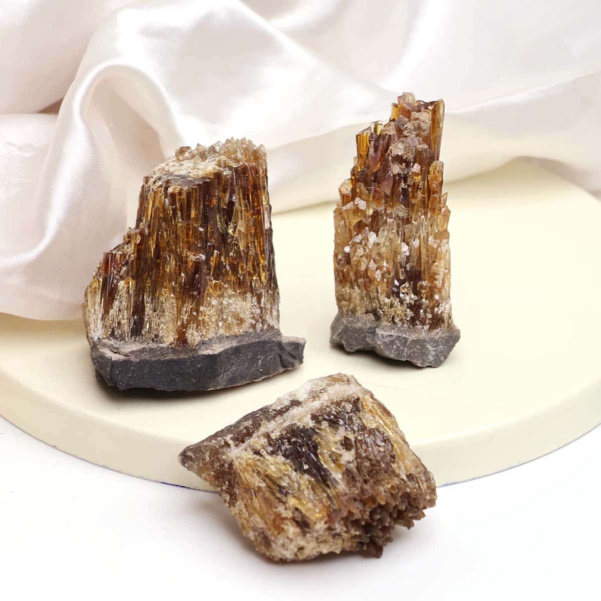 Amber Calcite Cluster in India, US, UK, Australia, Europe