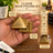 Two-Layer Brass Vastu Pyramid for Home and Office
