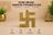 Pure Brass Swastik with Pyramid for Home, Office & Factory in India, US, UK, Australia, Europe