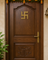 Pure Brass Swastik with Pyramid for Home, Office & Factory in India, US, UK, Australia, Europe