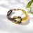 Citrine & Pyrite Knot Bracelet 4mm in India, US, UK, Australia, Europe