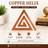 Copper Helix Vastu Remedies for South East Vastu Dosh - Set of 3 Pcs - 4 Inch in India, US, UK, Australia, Europe