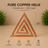 Copper Helix Vastu Remedies for South East Vastu Dosh - Set of 3 Pcs - 6 Inch in India, US, UK, Australia, Europe