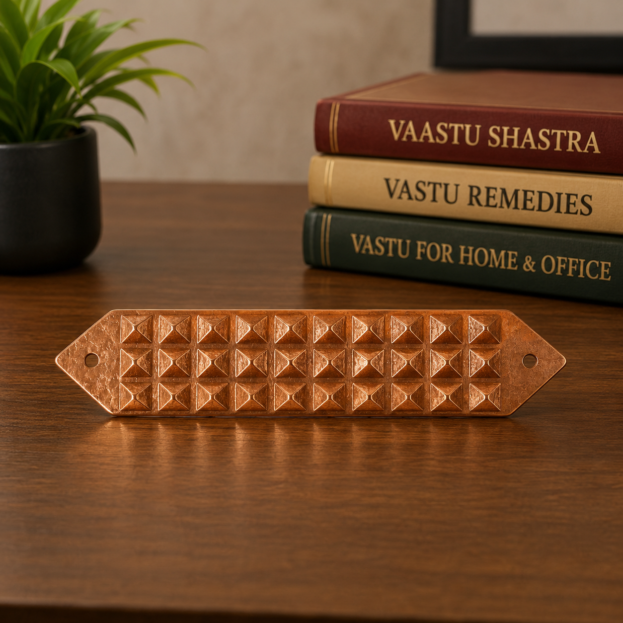 Vastu Copper Pyramid Strip for Toilet Defects or Division