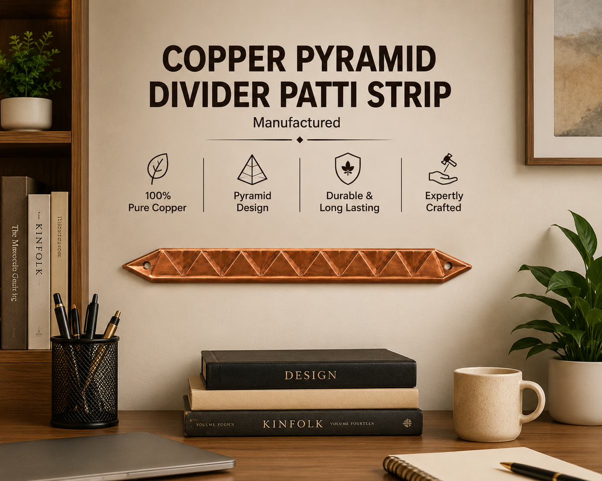 Vastu Copper Pyramid Divider Used for Vastu Partition or Division