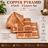 100x Poweful Copper Vastu Pyramid Set – 4 Inch Vastu Remedies for Positive Vastu Energy Vibrations at Home, Office, Factory, Plot in India, US, UK, Australia, Europe