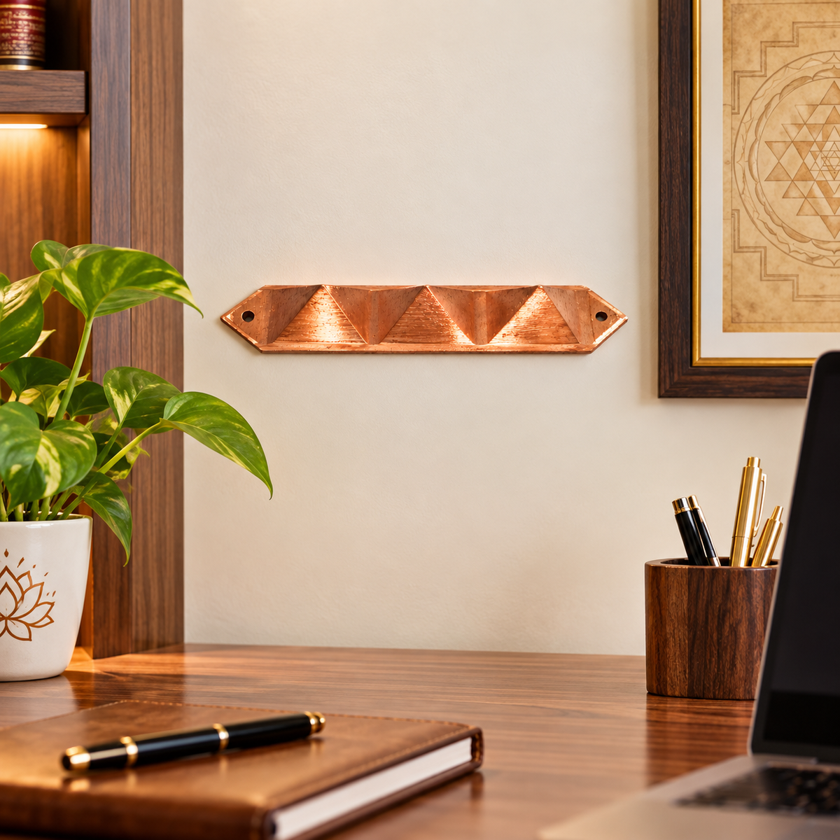 Vastu Copper Strip Pyramid Divider in India, US, UK, Australia, Europe