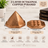 Asthakon Octagonal Copper Pyramid Brahmasthan Center