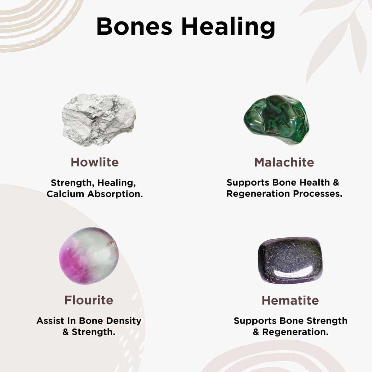Customized Bracelet for Bones Healing Intention in India, US, UK, Australia, Europe