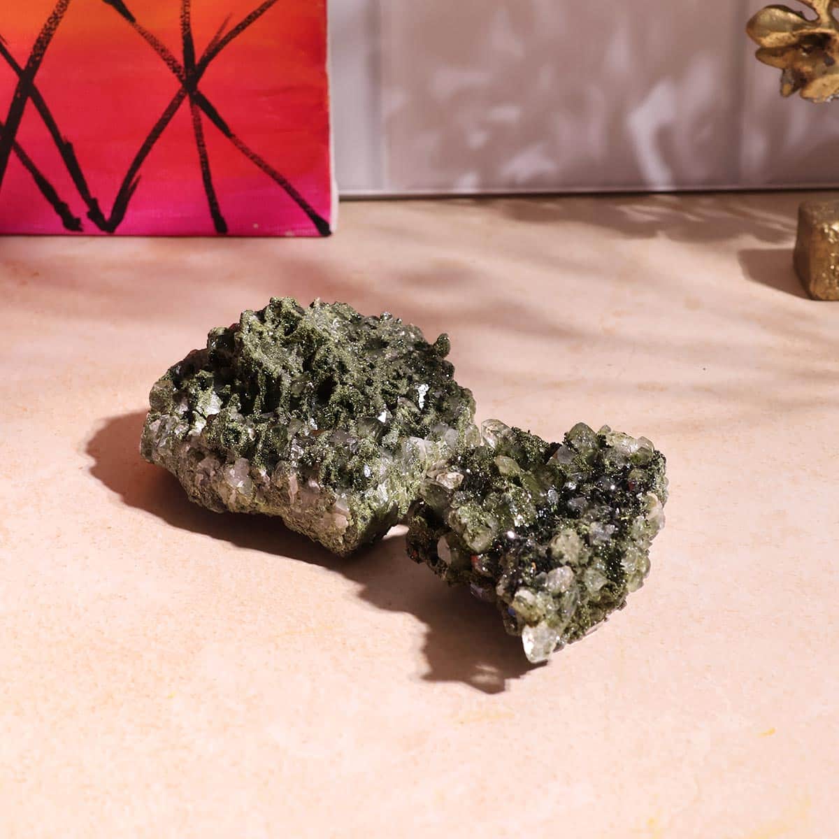 Epidote Cluster - 100-110gm in India, US, UK, Australia, Europe