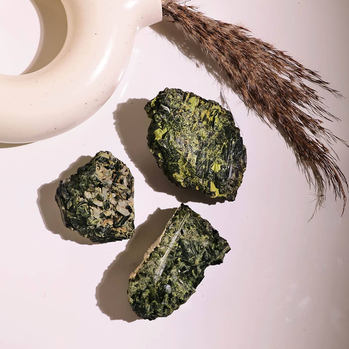 Green Tourmaline Raw Cluster in India, US, UK, Australia, Europe