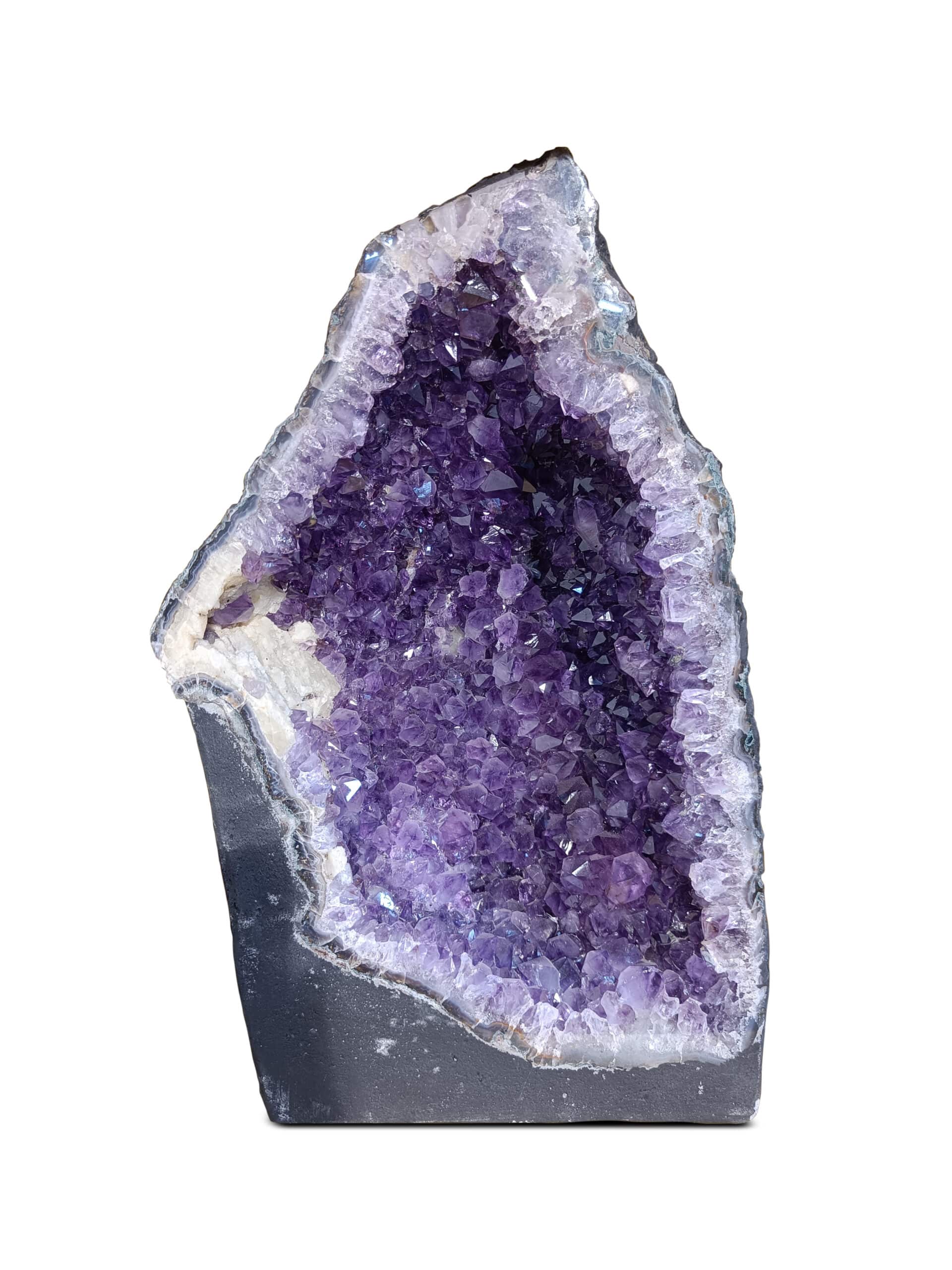 Amethyst Geode with Base Amethyst Cathedral, Amethyst Crystal Cathedral Geode, Crystal Amethyst Church Cathedral Display in India, US, UK, Australia, Europe