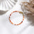 Red Carnelian Bracelet In 4mm Faceted Beads in India, US, UK, Australia, Europe