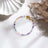 Multi Fluorite Bracelet In 4mm Faceted Beads in India, US, UK, Australia, Europe