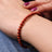 Red Jasper Bracelet In 4mm Faceted Beads in India, US, UK, Australia, Europe