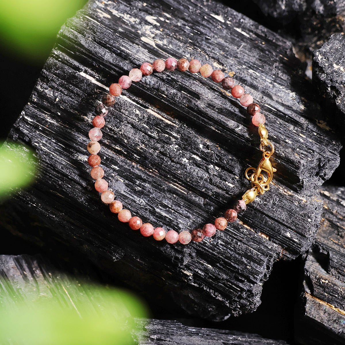 Red Carnelian Bracelet In 4mm Faceted Beads in India, US, UK, Australia, Europe