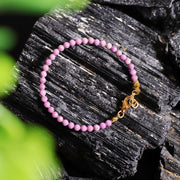 Phosphosiderite Bracelet In 4mm Faceted Beads