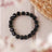 Black Tourmaline Box Faceted Bracelet in India, US, UK, Australia, Europe