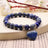 Lapis Lazuli Bracelet With Mini Heart Charm in India, US, UK, Australia, Europe