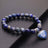 Lapis Lazuli Bracelet With Mini Heart Charm in India, US, UK, Australia, Europe
