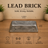 Pure Lead Brick Heavy Vastu Defects for South West Home, Office and Factory in India, US, UK, Australia, Europe