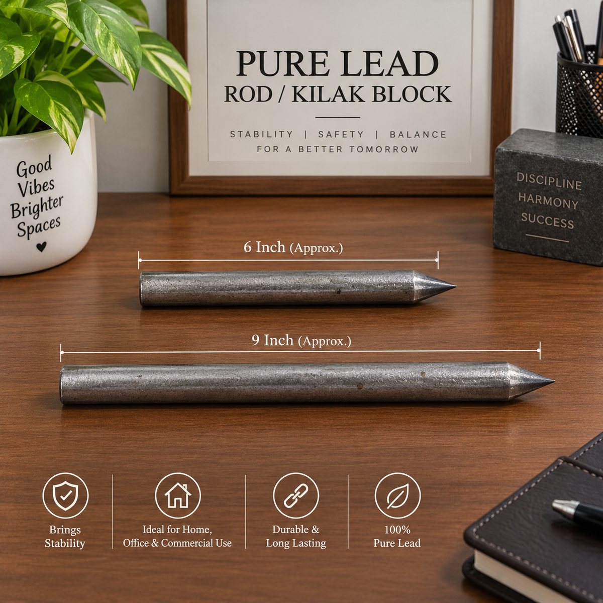 Lead Rod - Vastu Defects for South West Corrections in India, US, UK, Australia, Europe
