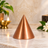 Round Copper Pyramid without Hollow - Vastu Products for South East Dosh in India, US, UK, Australia, Europe