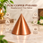 Round Copper Pyramid without Hollow - Vastu Products for South East Dosh in India, US, UK, Australia, Europe