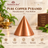 Round Copper Pyramid without Hollow - Vastu Products for South East Dosh in India, US, UK, Australia, Europe