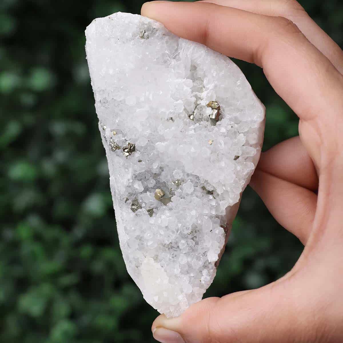 Pyrite Included Clear Quartz Cluster in India, US, UK, Australia, Europe