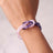 Rose Quartz & Amethyst Faceted Knot Bracelet 4mm in India, US, UK, Australia, Europe