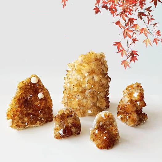 Citrine Standing Geodes Crystal Stone, Meditation and Home Table Decor in India, US, UK, Australia, Europe