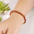 Hessonite Bracelet In 4mm Faceted Beads in India, US, UK, Australia, Europe