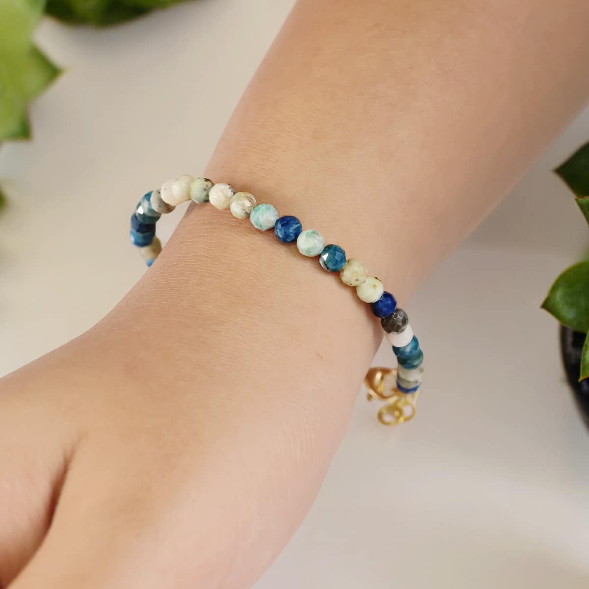 K2 Bracelet In 4mm Faceted Beads in India, US, UK, Australia, Europe
