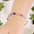 Multi Fluorite Bracelet In 4mm Faceted Beads in India, US, UK, Australia, Europe