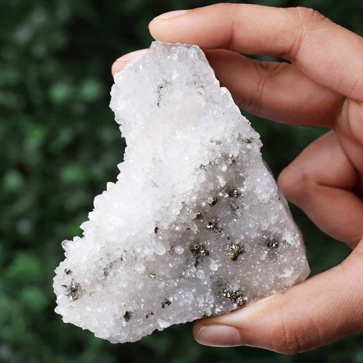 Pyrite Included Clear Quartz Cluster in India, US, UK, Australia, Europe