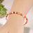 Red Carnelian Bracelet In 4mm Faceted Beads in India, US, UK, Australia, Europe