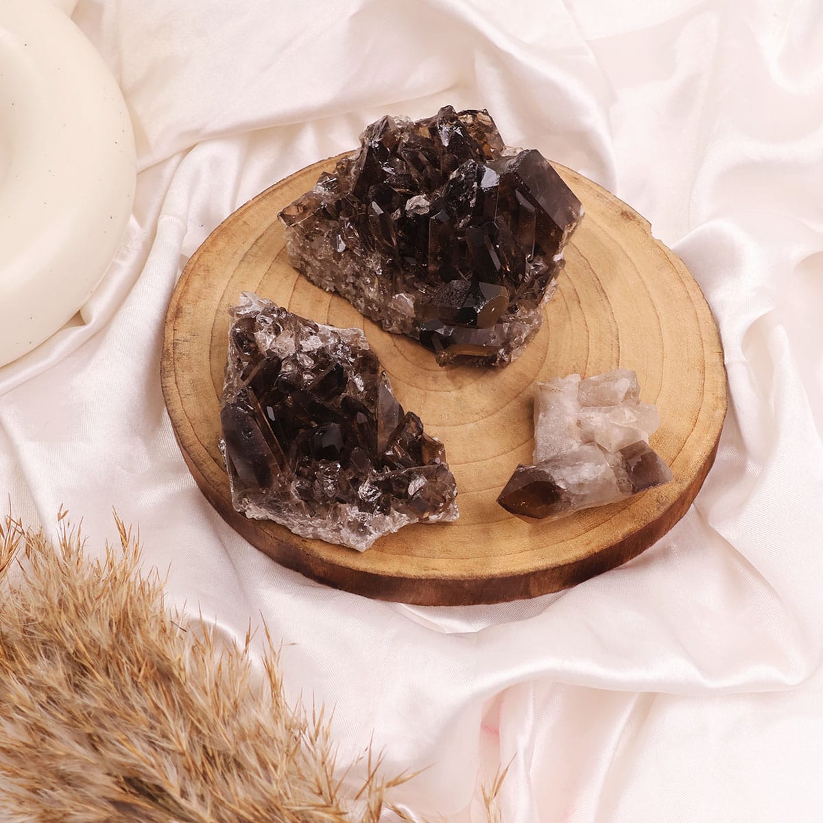 Smoky Quartz Cluster: Healing Benefits, Properties, and Uses in India, US, UK, Australia, Europe